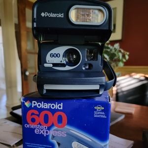 Polaroid 600 One Step Express Midnight Blue Instant Film Camera